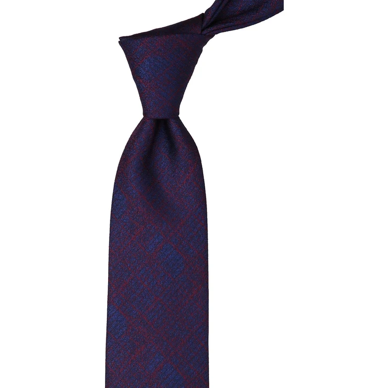 Kravatkolik Navy Blue Self-Patterned Classic Tie KK10234