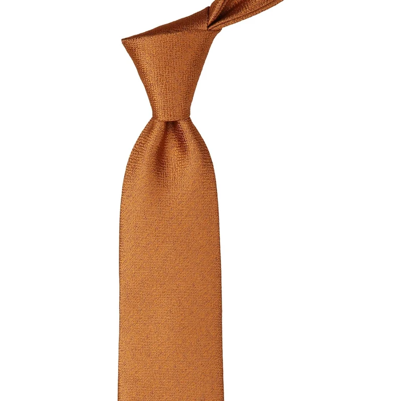Kravatkolik Yellow Sand Pattern Handkerchief Classic Tie KK10239