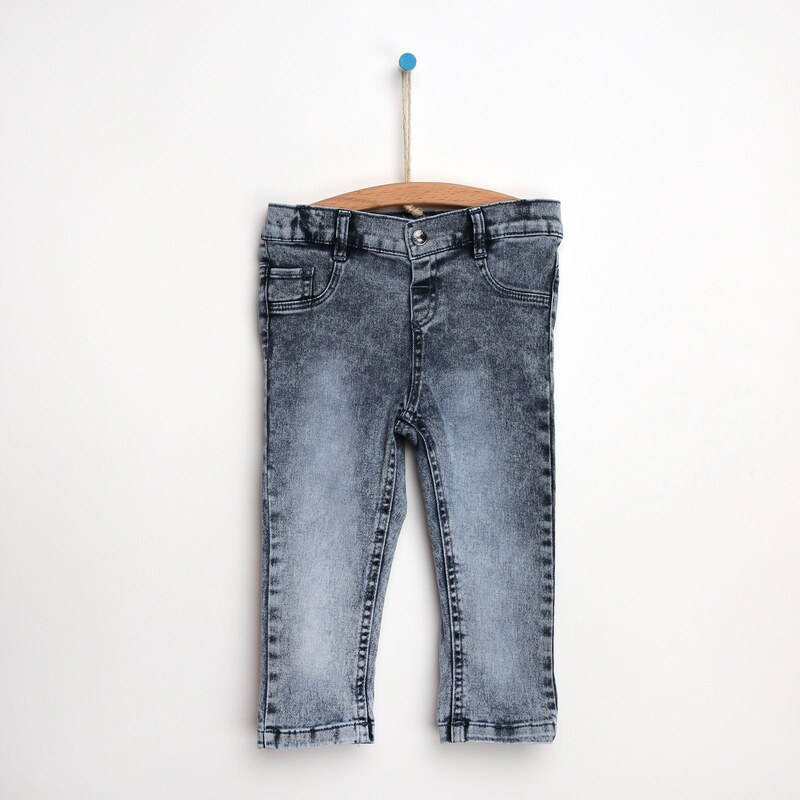 HelloBaby Basic Bebek Pantolon - Açık Mavi