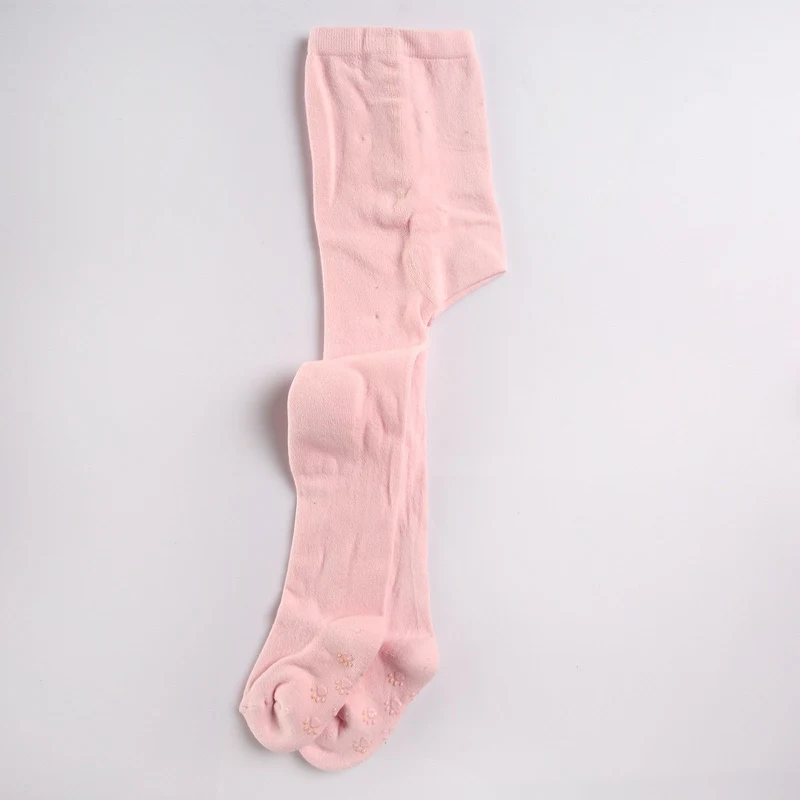 HelloBaby Düz Kaydırmaz Diz & Taban Havlu Külotlu Çorap - Pembe