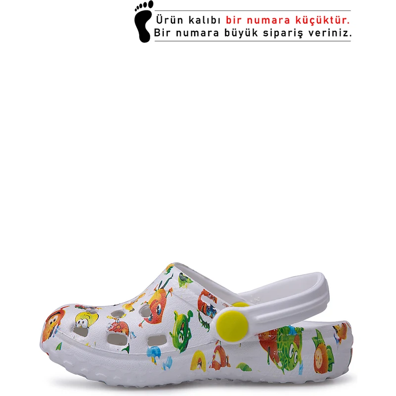 Akınalbella Çocuk Sandalet E009b026 Beyaz ZN7179