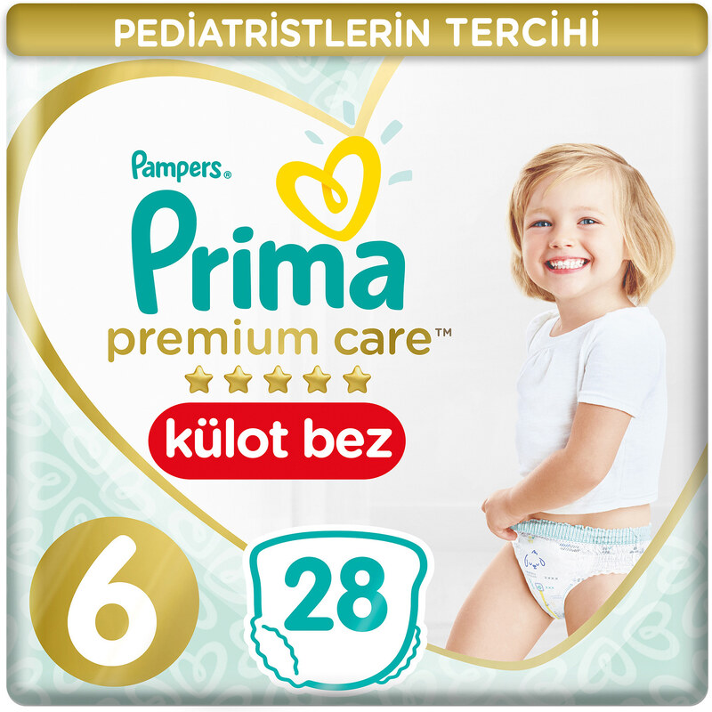 Prima Premium Care Külot Bez Extra Large 6 Beden İkiz Paket 15+kg 28 Adet - NO_COLOR