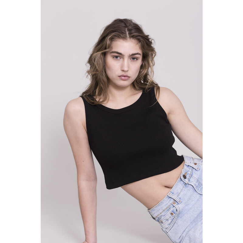 The Sept The Joanna | Crop Top - Black