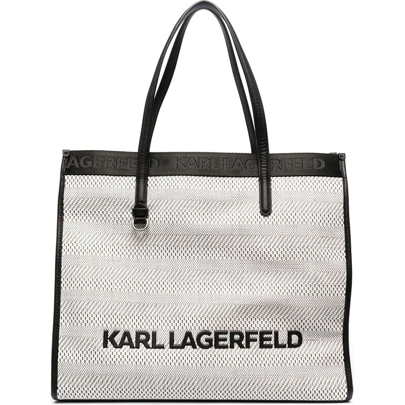 Karl lagerfeld leather tote hotsell