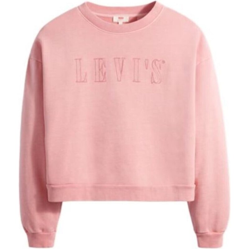 Levi s Graph c D ana Crew Ser f Outl ne Garment Dye Blush Glami