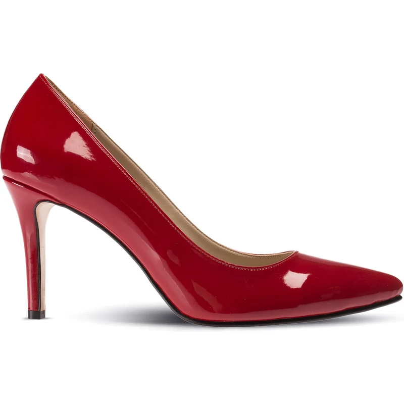 Deery Kırmızı Topuklu Kadın Ayakkabı 02029ZKRMM04