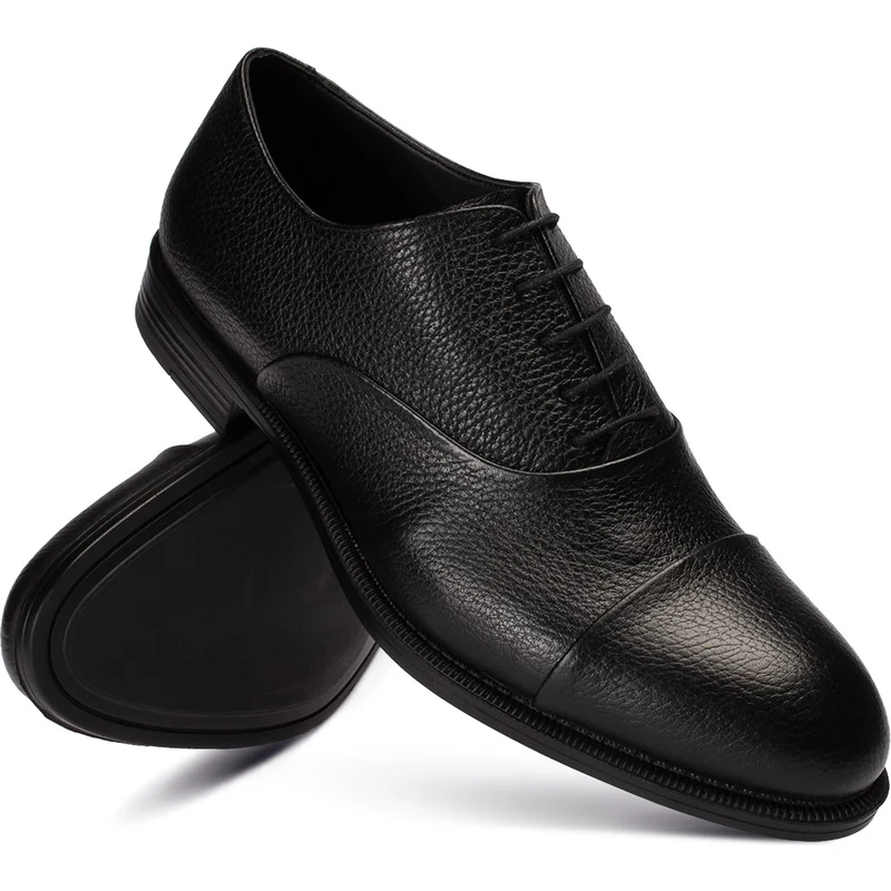 Deery Hakiki Deri Siyah Klasik Erkek Ayakkabı 01026MSYHC05 UV8013