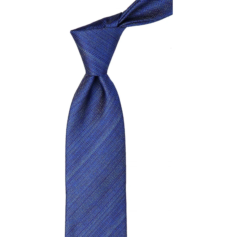 Kravatkolik Mavi Kum Desen Mendilli Klasik Kravat KK10636