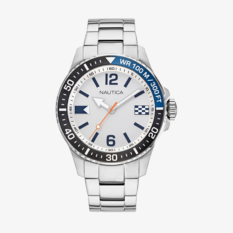 NAUTICA ERKEK GRİ KOL SAATİ