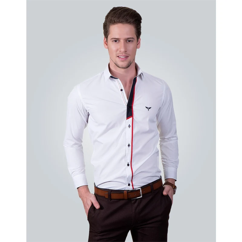 TUDORS SLIM FIT LONG SLV FANO