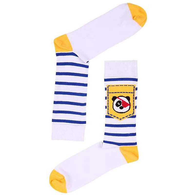 The Socks Company Pirate Panda Unisex Çorap 15kdcr131e Beyaz-sarı