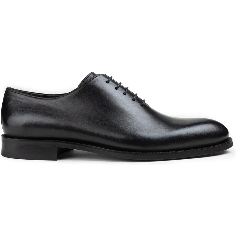 Deery Hakiki Deri Siyah Klasik Erkek Ayakkabı 01830MSYHN01