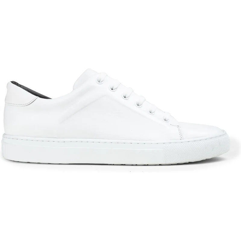 Deery Hakiki Deri Beyaz Sneaker Erkek Ayakkabı 01833MBYZC01