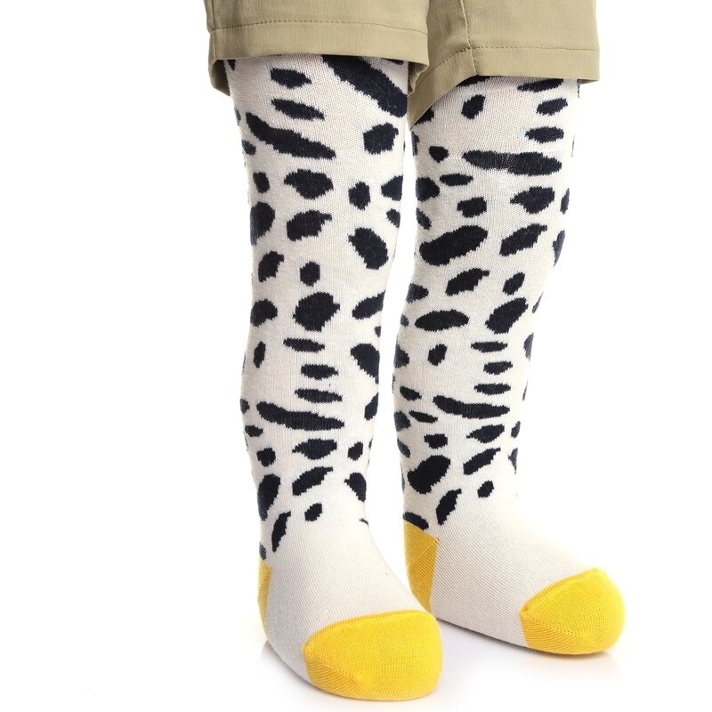 HelloBaby Külotlu Çorap İnek - Lacivert