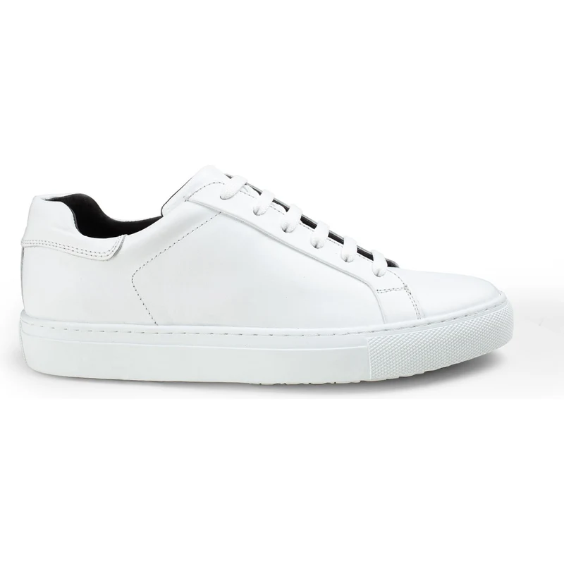 Deery Hakiki Deri Beyaz Sneaker Erkek Ayakkabı 01829MBYZC01