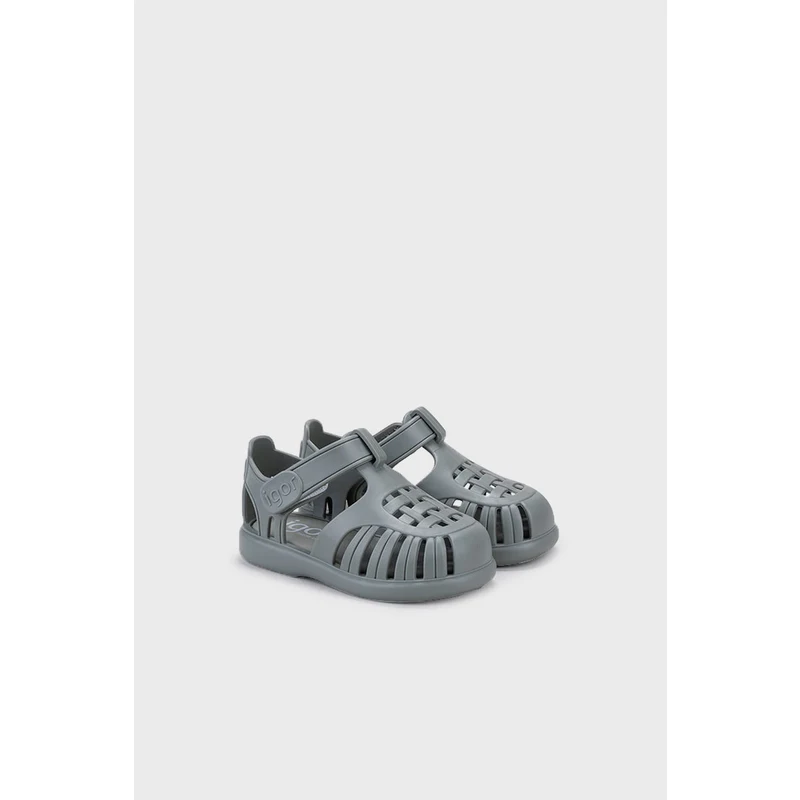 Igor Kaymayı Önleyen Flex Foam Cırtlı Unisex Çocuk Sandalet S10271 Koyu Yeşil ZN10522