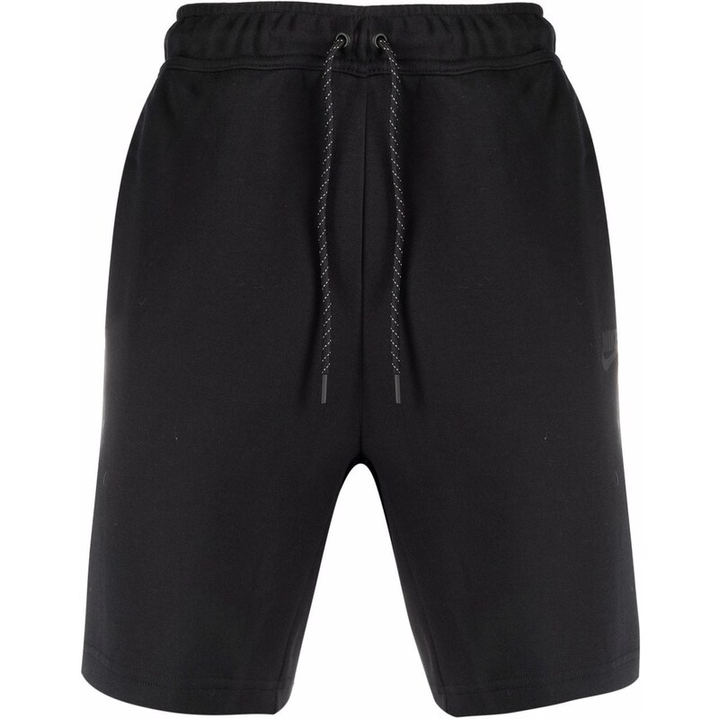 Nike tech fleece black shorts best sale