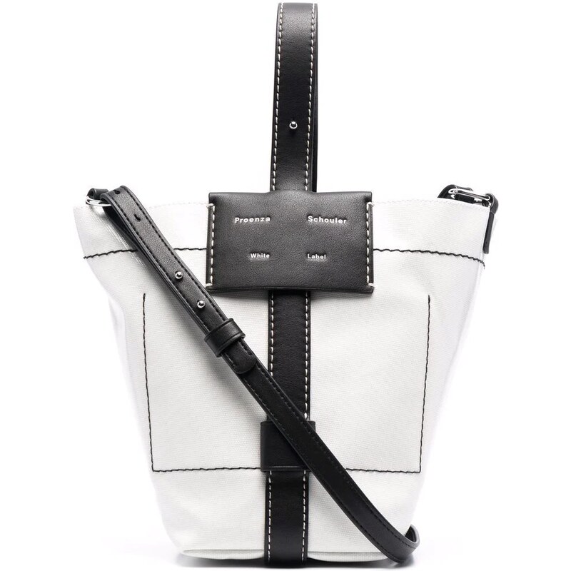 Proenza Schouler White Label small Sullivan bucket bag OFFWHITE