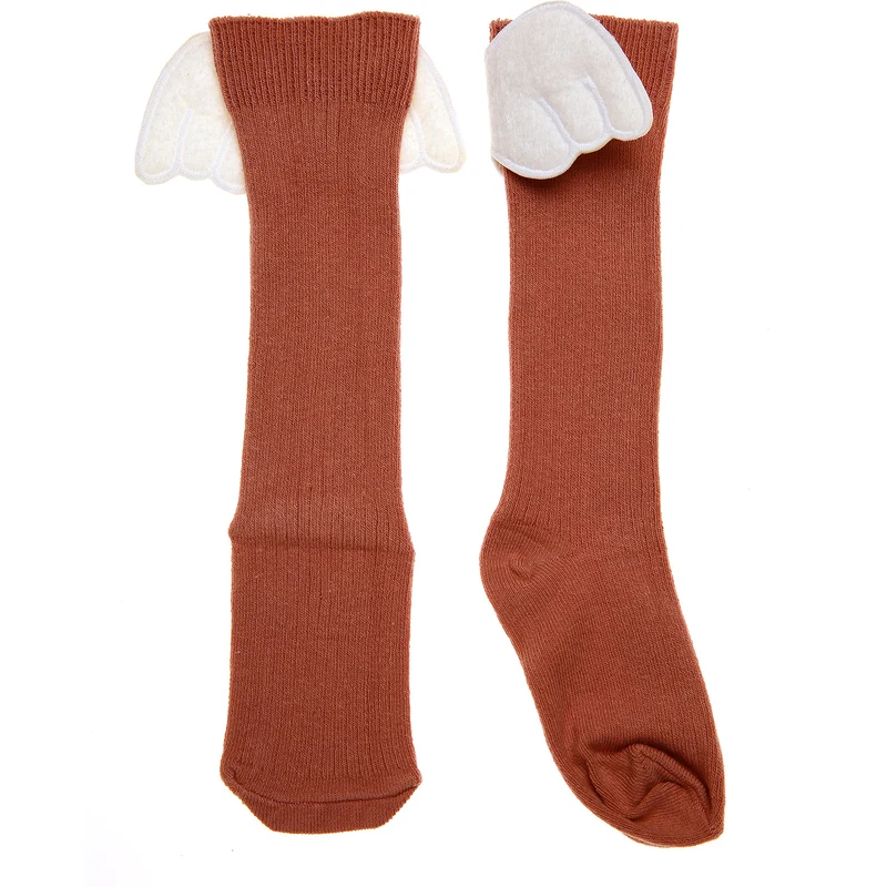 İgloo Çorap Kanatlı Tekli Soket - Pudra