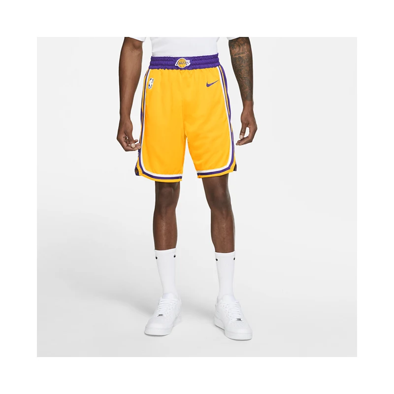 Los Angeles Lakers Icon Edition Men's Nike NBA Swingman Shorts