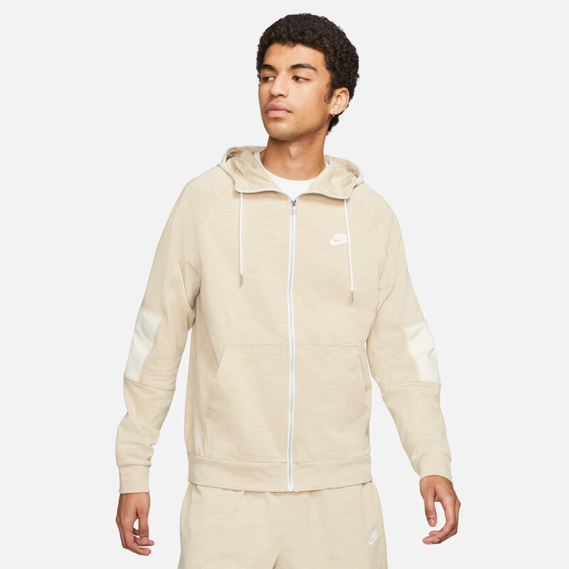 Nike Sportswear Modern Essentials Full Zip Lightweight Mix Erkek Kahverengi Sweatshirt Glami