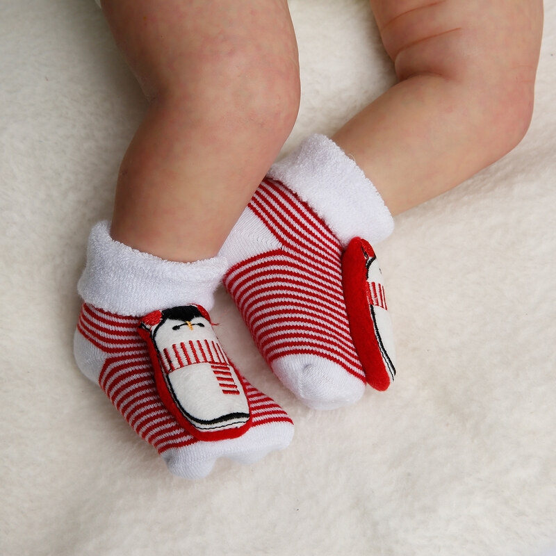 Be Cool Bolero Oyuncaklı Havlu Çorap - Kırmızı