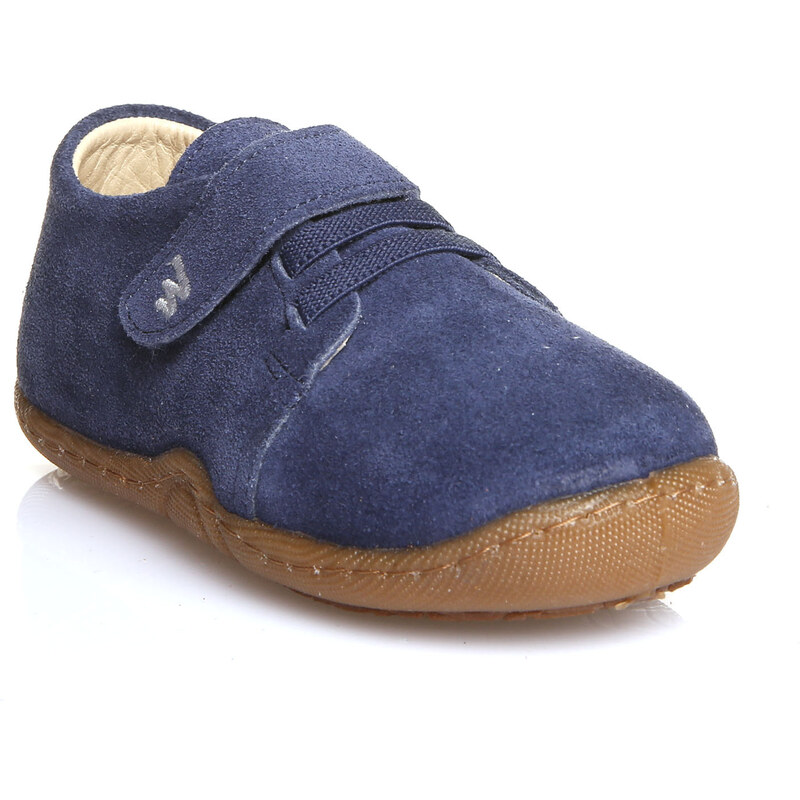 BabyWalk Babywalk Doğal Yürüyüşü Destekleyen Bebek Ayakkabısı - Koyu Mavi