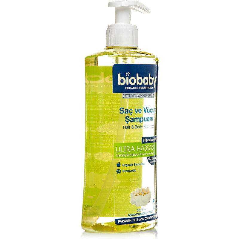Biobaby Saç Ve Vücut Şampuanı 500 Ml (Pompalı)