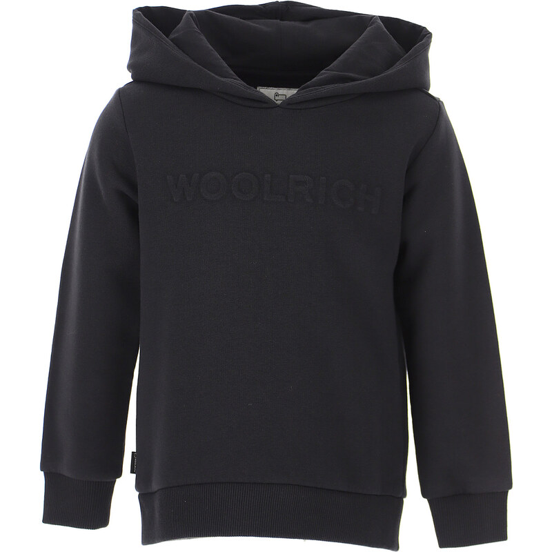 Woolrich Kids Sweatshirts & Hoodies for Boys Outlet’te İndirimli Satış, Siyah, Pamuk, 2024, 10Y 8Y