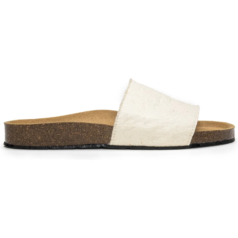 Nae Vegan Shoes Bay White Piñatex Slip On Vegan Sandals Nae Vegan Shoes Bay White Piñatex Slip On Vegan Sandals