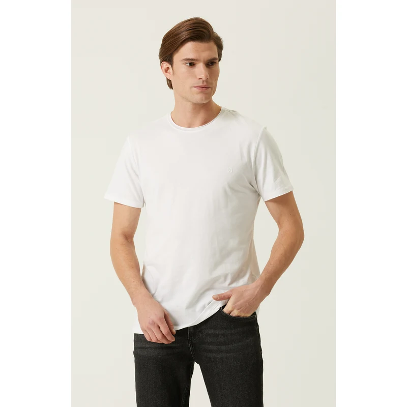 NetWork Beyaz T-Shirt
