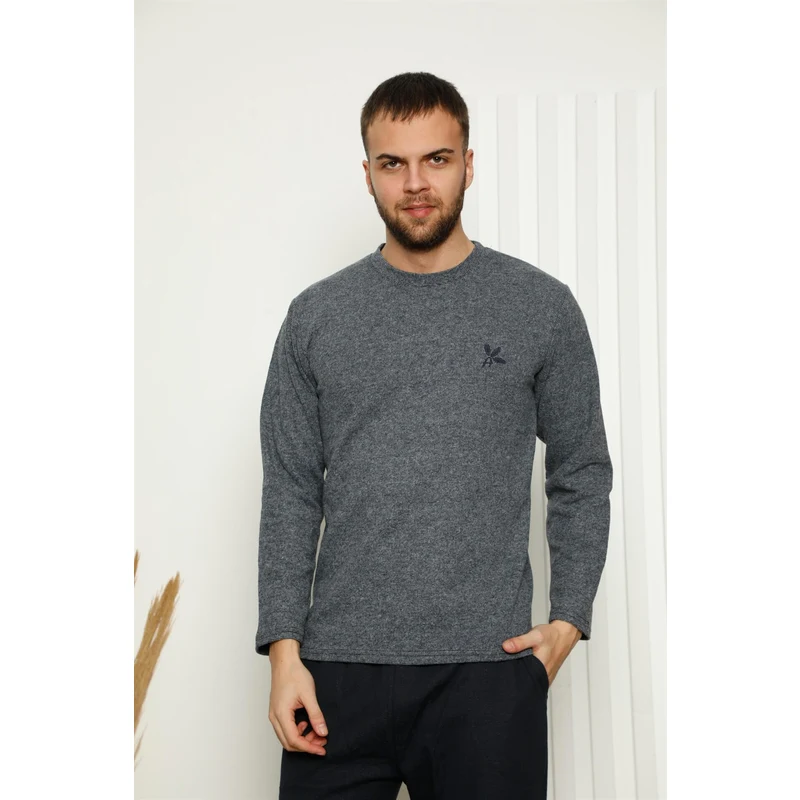 Akbeniz Erkek %100 Pamuk Cepli Uzun Kollu Pijama Takımı 6771