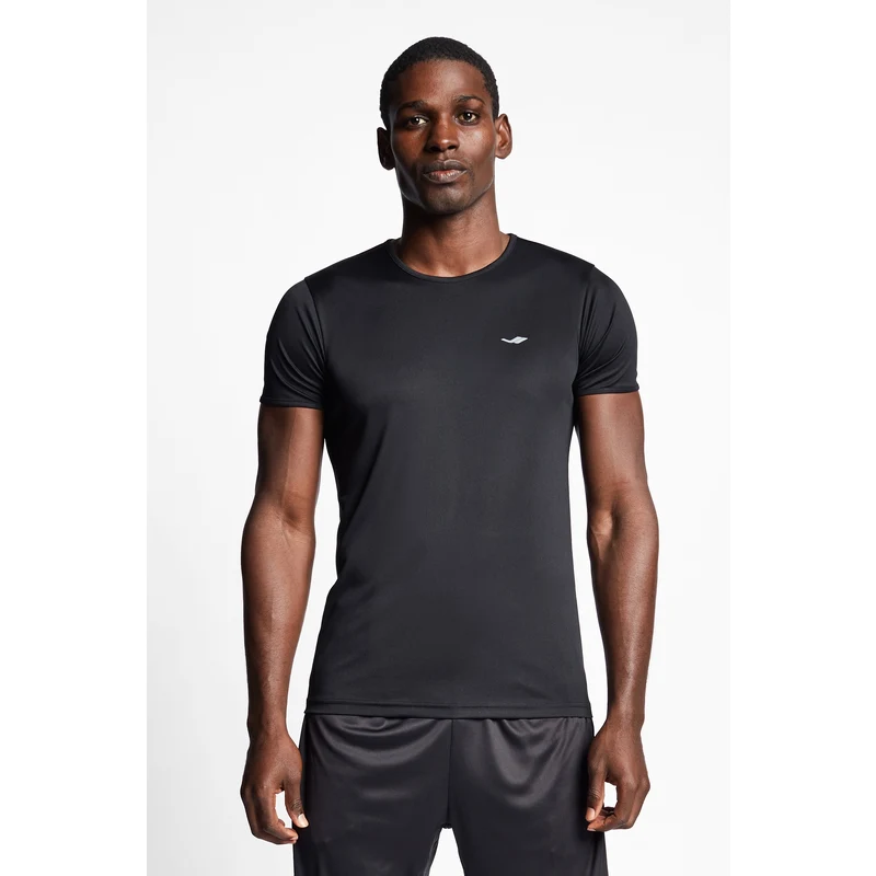 LESCON Siyah Erkek Kısa Kollu T-Shirt 23S-1220-23B