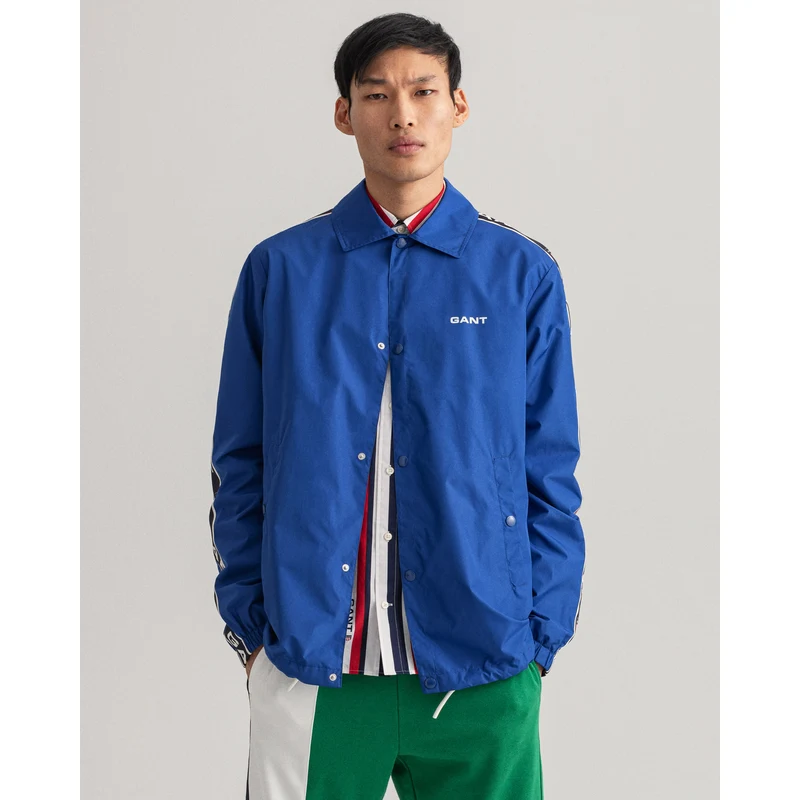 Gant Erkek Mavi Katlanabilir Logolu Ceket