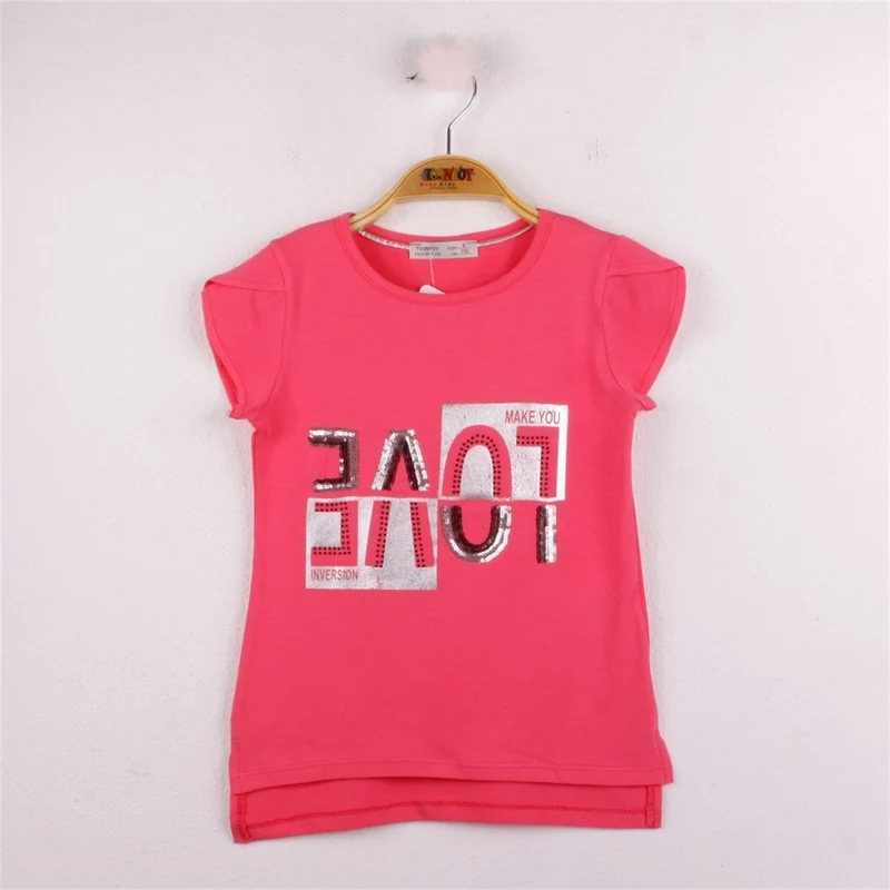 Toontoy Kids Fuşya Kız Çocuk Tişört Toontoy Kids Fuşya Kız Çocuk Tişört