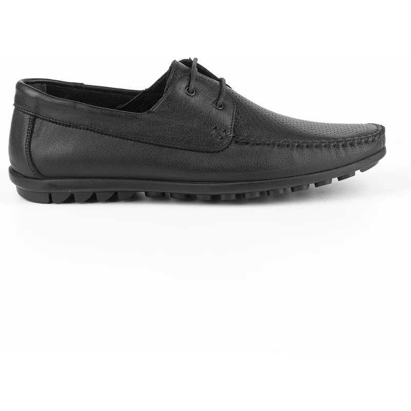 Tripy Siyah Erkek Loafer Ayakkabı