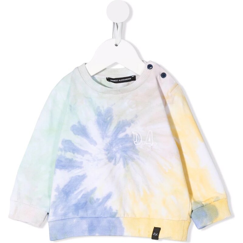 Daniele Alessandrini tie dye print long sleeved T shirt Neutrals Glami