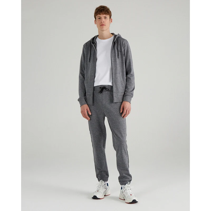 GANT Erkek Gri Regular Fit Kapüşonlu Sweatshirt FR7687