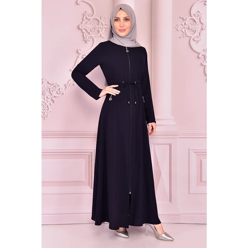 Fermuarlı Ferace Lacivert RBA12500 Fermuarlı Ferace Lacivert RBA12500