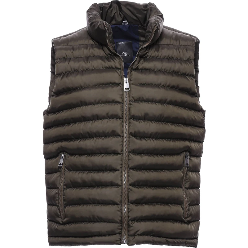 Wessi Quilted Puffer Green Vest