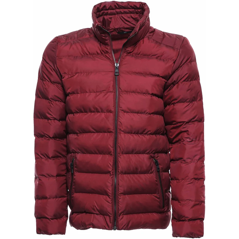Burgundy Short Down Jacket | Wessi