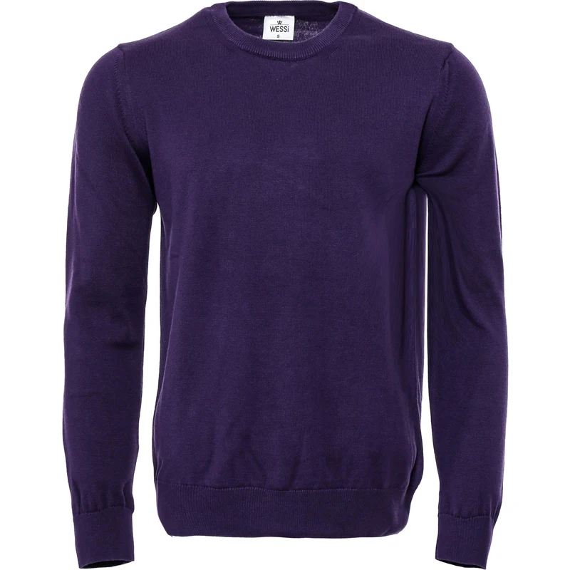 Wessi Purple Crew Neck Sweater