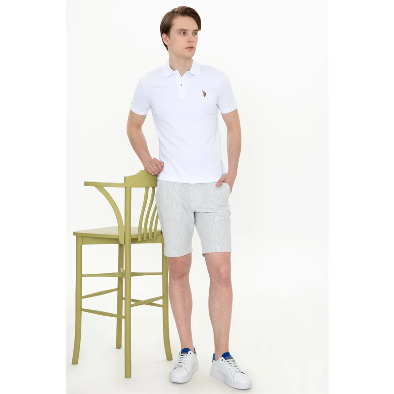 U.S. Polo Assn. Erkek Gri Dokuma Şort U.S. Polo Assn. Erkek Gri Dokuma Şort