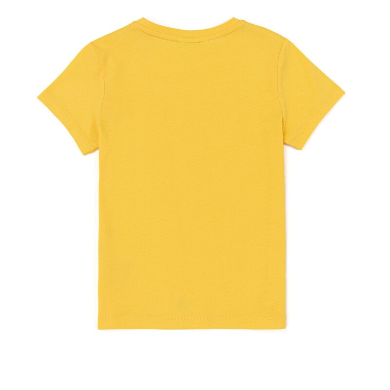 U.S. Polo Assn. Çocuk Açık Sarı Bisiklet Yaka Tişört