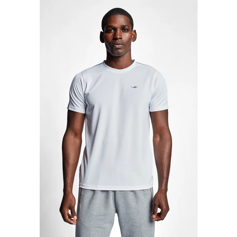 LESCON Beyaz Erkek Kısa Kollu T-Shirt 22B-1124