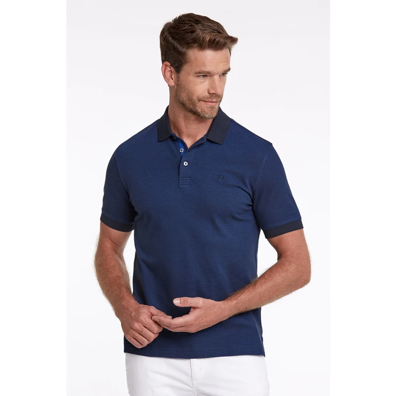 Hemington Pike Pamuk Lacivert Polo T-Shirt