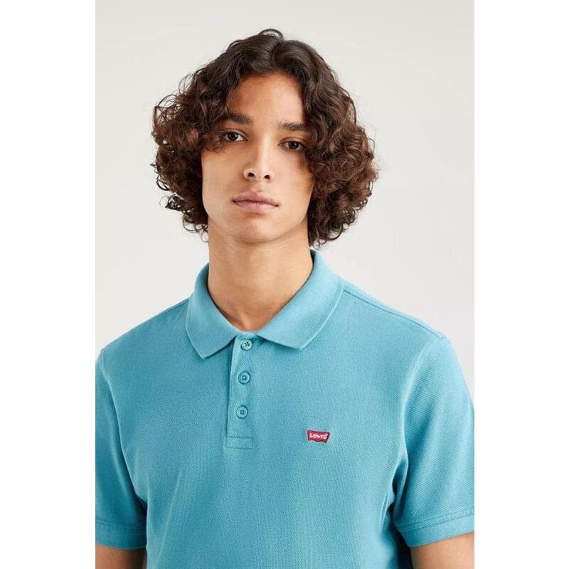 Levi s 100 Pamuk Regular Fit T Shirt Erkek Polo Petrol Glami