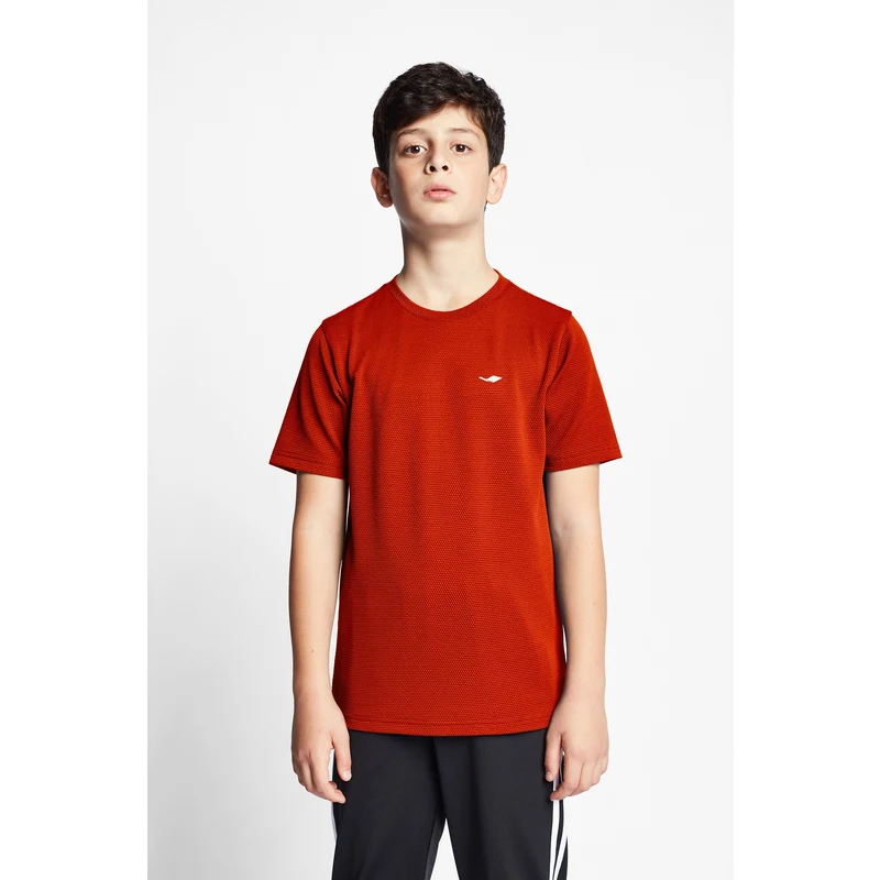 LESCON Kırmızı Çocuk Kısa Kollu T-Shirt 22S-3298-22N