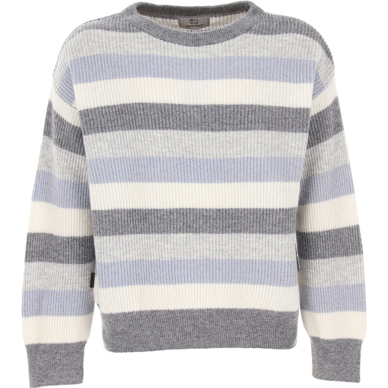 Woolrich Kids Sweaters for Girls Outlet’te İndirimli Satış, Gri, Kırkım Yünü, 2024, 6Y 8Y