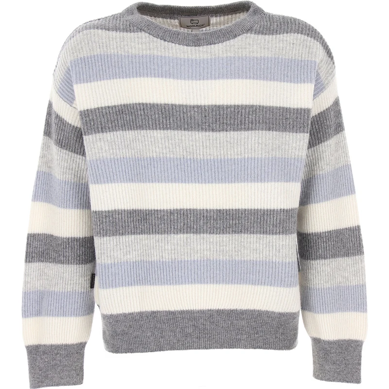 Woolrich Kids Sweaters for Girls Outlet’te İndirimli Satış Gri Kırkım Yünü 2023 16Y 6Y 8Y